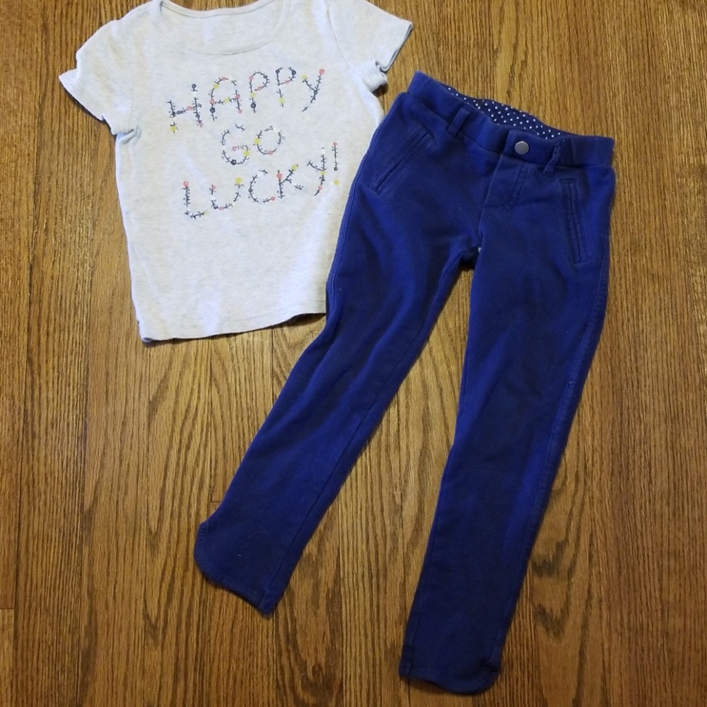 Shirt and jeggings